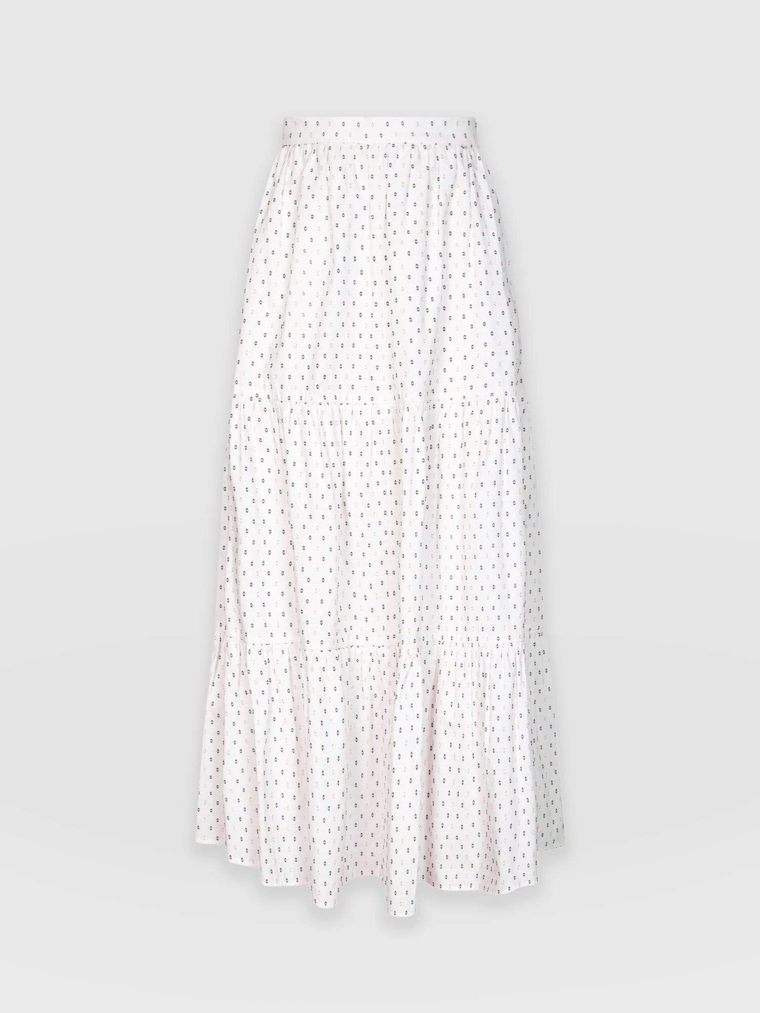 Greenwich Skirt White - Women's Skirts | Saint + Sofia® EU